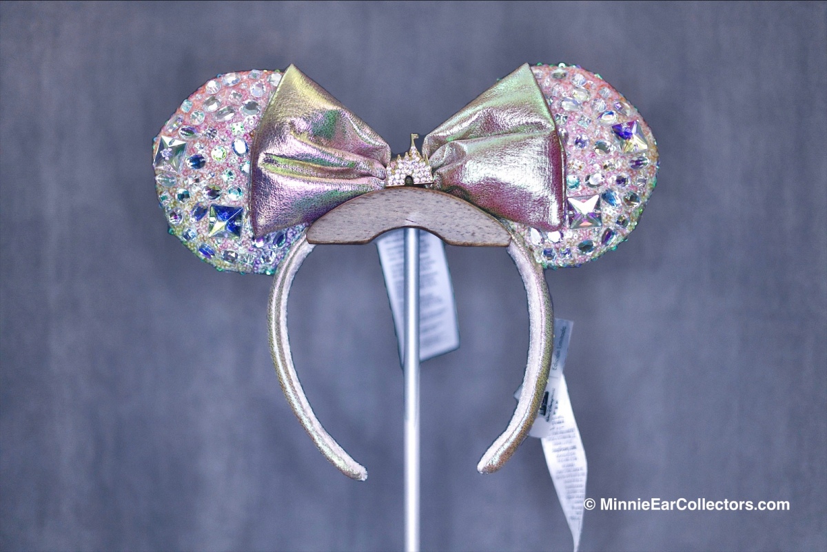 Rainbow Monogram Louis V Minnie Ears, Crystal Minnie Ears, Disney Mickey  Ears